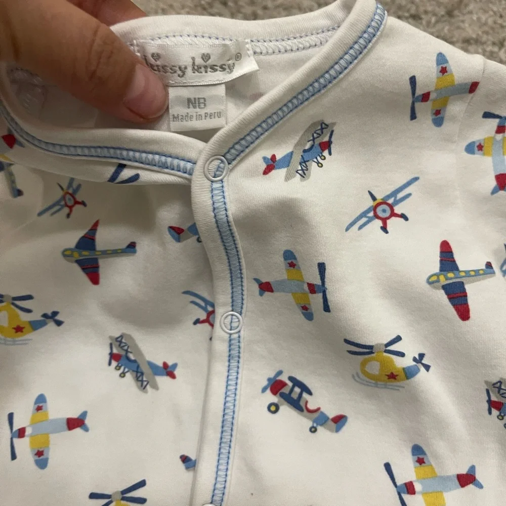 Kissy Kissy Airplane NB Bodysuit